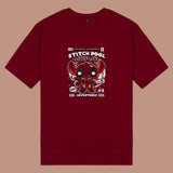 Áo thun unisex cotton in hình pop culture cartoon series - Stitch Pool (nhiều màu)