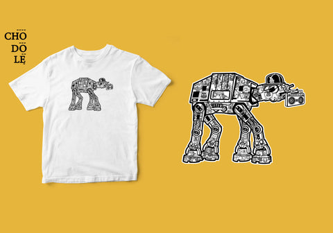 Áo thun unisex cotton 100% in hình Super Heroes Series - Street Art LA (nhiều màu)