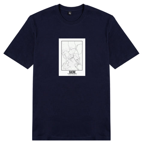 Áo Thun unisex in hình Love City Map - Sucre