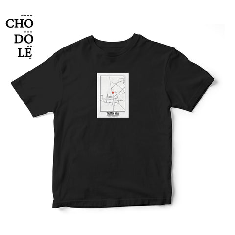 Áo thun unisex cotton 100% in hình Love City Vietnam - Thanh Hoa (Nhiều màu)