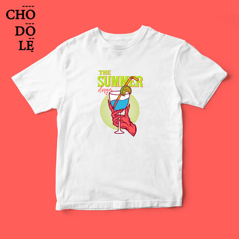 Áo thun unisex cotton 100% in hình A DRINK FROM HELL