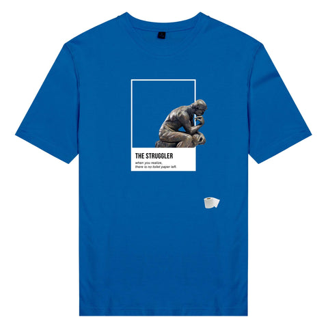 Áo thun unisex cotton 100% in hình Pantone - The Struggler (nhiều màu)