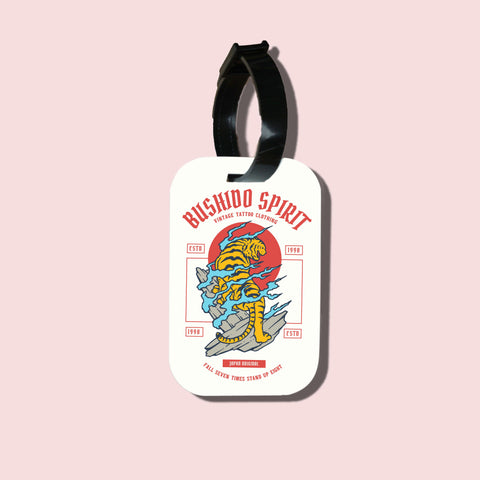 Travel tag cho túi xách/balo du lịch in hình Japanese Art - Fall Seven times, stand up Eight