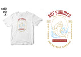 Áo thun unisex cotton 100% in hình Life is better when you surf.