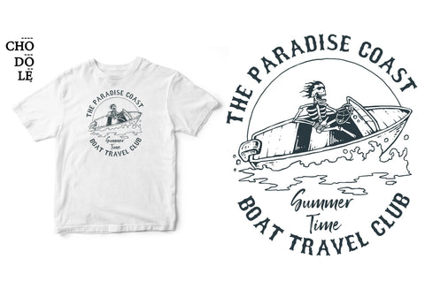 Áo thun unisex cotton 100% in hình The Paradise Coast