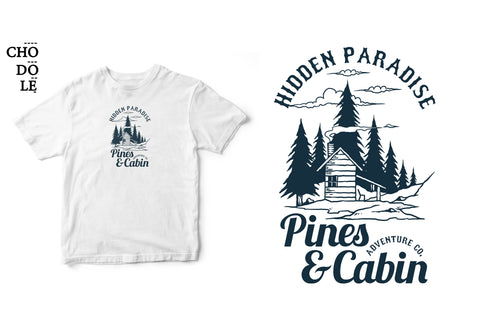 Áo thun unisex cotton 100% in hình It is my hidden paradise.