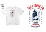 Áo thun unisex cotton 100% in hình - The pirate company.