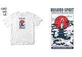 Áo thun unisex cotton 100% in hình Bushido Spirit