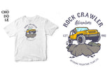 Áo thun unisex cotton 100% in hình Rock Crawler adventure