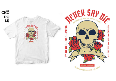Áo thun unisex cotton 100% in hình Death before Dishonor