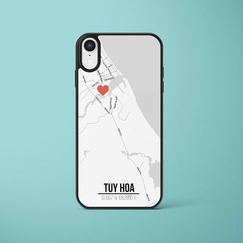 Ốp lưng  iphone in hình Love City Vietnam Map - Tuy Hòa, Phú Yên (đủ model iphone)