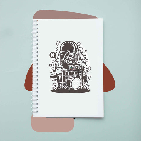 Sổ tay notebook giấy ford in hình Star Wars Vader Drummer