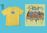 Áo thun unisex cotton 100% in hình Go on Adventure