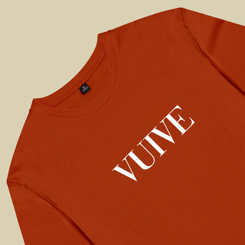 Áo thun cotton 100% in chữ - Vuive (nhiều màu)