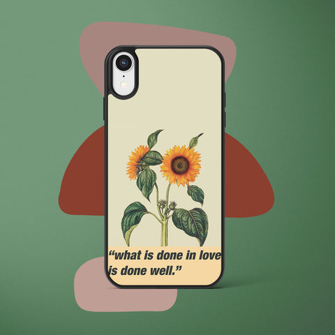 Ốp lưng iphone in hình What is done in love is done well (đủ model iphone)