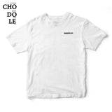 Áo thun in chữ quote tee Wanderlust (Màu trắng)