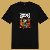 Áo thun unisex cotton in hình pop culture cartoon series - Wonder Woman (nhiều màu)