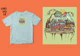 Áo thun unisex cotton 100% in hình Go on Adventure