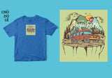 Áo thun unisex cotton 100% in hình Go on Adventure