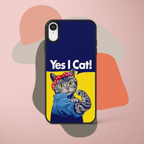 Ốp lưng iphone in hình Cat Lovers - Yes I cat (đủ model iphone)