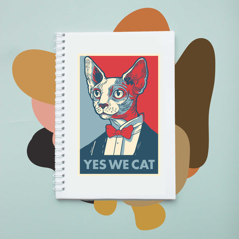 Sổ tay notebook giấy ford in hình Cat Lover Yes We Cat