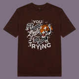 Áo thun unisex cotton in hình You are never a loser