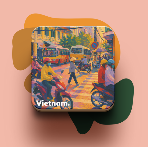 Saigon Traffic — Vietnam Travel Coaster