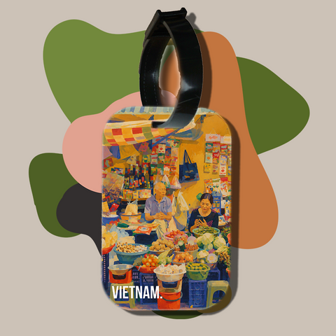 Vietnam Travel Tag – Local Tradional Market Vendor