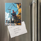 Nam Châm Hít Tủ Lạnh in hình du lịch Vietnam - Spiderman in Vietnam