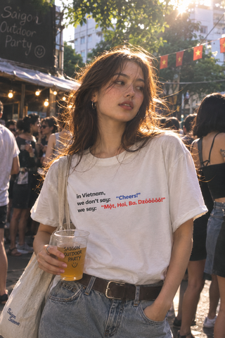 Áo Thun Cotton 100% Unisex - in Vietnam, Một Hai Ba Dzoooo