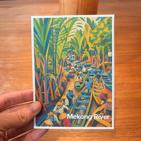 Vietnam Souvenir Postcard – Mekong River