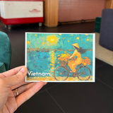 Ao Dai Flower Bike Starry Night