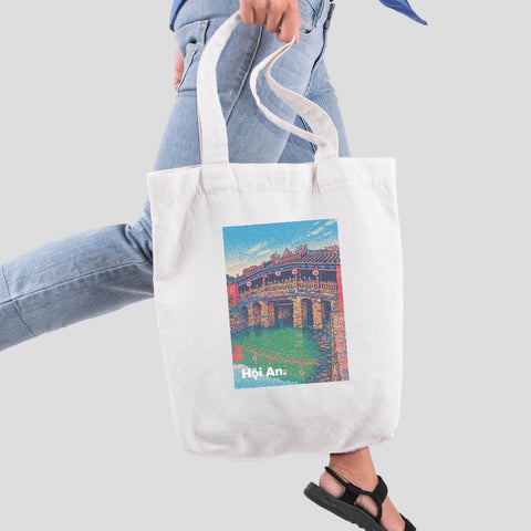 Vietnam Hoi An Tote Bag – Japanese Covered Bridge - Chùa Cầu Hội An