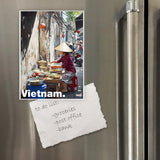 Chodole Vietnam Fridge Magnet – Sidewalk Noodle Vendor