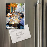 Chodole Vietnam Fridge Magnet – Communal Street Food Feast
