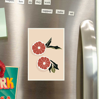 Miếng hít tủ lạnh giữ note in hình abstract 10