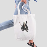 Túi tote vải in hình Half Skeleton - Darth Vader (nhiều màu)