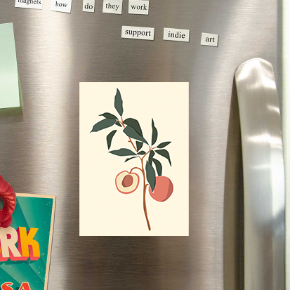 Miếng hít tủ lạnh giữ note in hình abstract 13