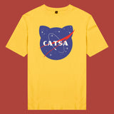 Áo thun unisex cotton in hình Cat Lover series - Catsa (nhiều màu)