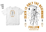 Áo thun unisex cotton 100% in hình Death is Only the Beginning
