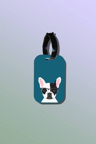 Travel Tag - Hipster Boston Terrier