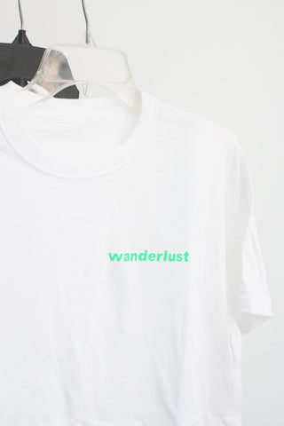 Áo thun cotton 100% in chữ Wanderlust.  (nhiều màu)