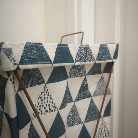 Túi đựng đồ giặt - hình tam giác  xanh dương