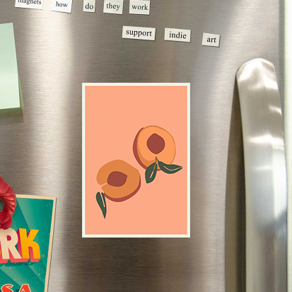 Miếng hít tủ lạnh giữ note in hình abstract 8