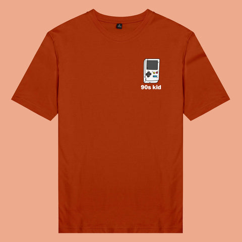 Áo thun unisex cotton 100% in hình 90s kid - Gameboy