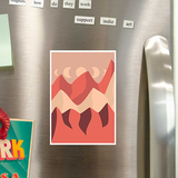 Miếng hít tủ lạnh giữ note in hình abstract 9