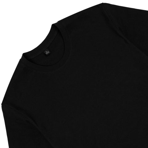 Áo thun basic unisex cotton 100% - màu đen - chodole