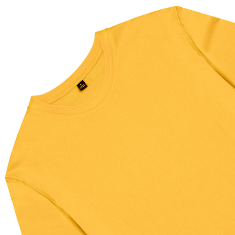 Áo thun basic unisex cotton 100% - màu vàng- chodole