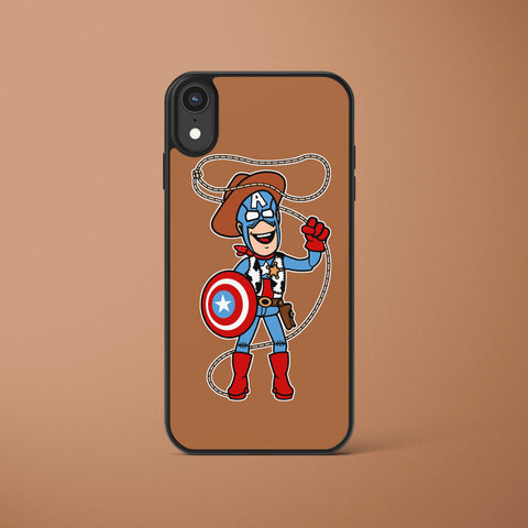 Ốp lưng  iphone in hình Super Heroes Series - Captain Woody (đủ model iphone)