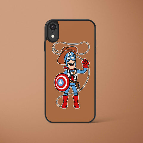 Ốp lưng iphone in hình Super Heroes - Captain Woody (đủ model iphone)